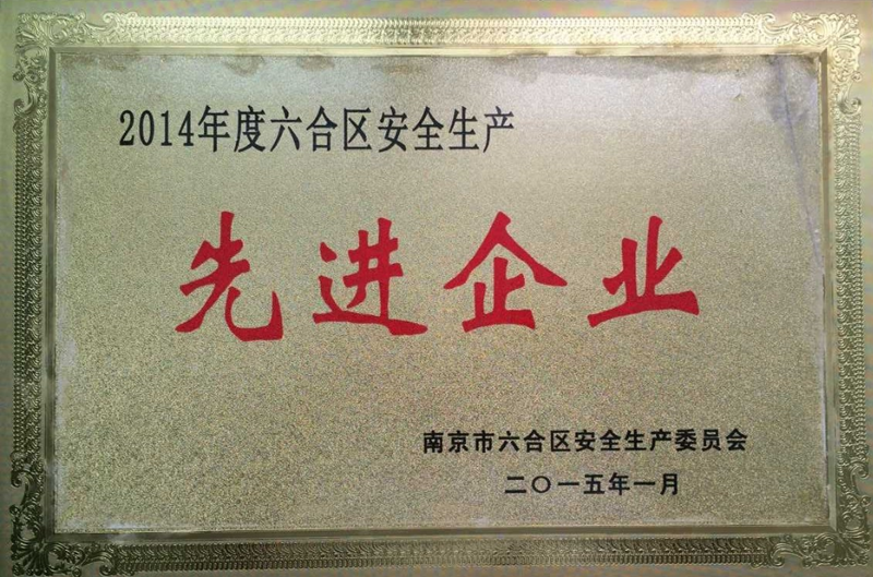 2015年安全生產(chǎn)先進企業(yè)